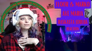 Floor and Marko  Ave Maria  Raskasta Joulua  Reaction  Patron and YouTube Members Request Week [upl. by Monjo108]