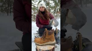 Quick Winter Shoe Drying Trick shortsvideo [upl. by Oniliuqnart530]