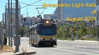 SacRT Trains In August 2024  Last Month Of Gold amp Green Line Legacy High Floor Trains [upl. by Ahsias]