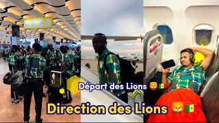 Départ des lions 🦁🇸🇳 direction Côte d’Ivoire 🇨🇮  Sadio Manè 😂 taquiné à l’aéroport [upl. by Uol453]