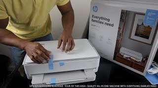 HP ENVY 6020 COMPREHENSIVE TOUR OF THIS HIGH  QUALITY ALL IN ONE MACHINE EVERYTHING FAMILIES NEED [upl. by Vijar]