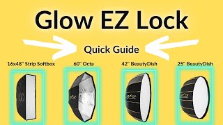 Glow EZ Lock Softbox Beauty Dish Review  Light Modifiers [upl. by Ronoel]