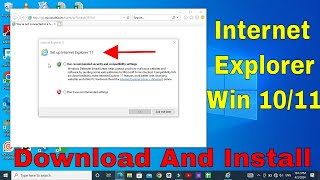 internet explorer download windows 10  How to install Internet Explorer in Windows 10 [upl. by Acilejna]