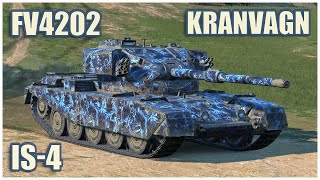 FV4202 Kranvagn amp IS4 • WoT Blitz Gameplay [upl. by Sulohcin544]