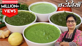 धनिये की 4 चटपटी चटनियाँ बनाओगे तो उंगलिया चाटते रह जाओगे  Quick amp Easy Dhaniya Chutney Recipe [upl. by Leontyne]