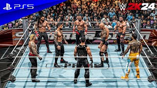 WWE 2K24  The Bloodline Battle Royal Match  PS5™ 4K60 [upl. by Janith]