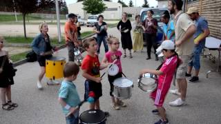 Les percussions de la Fraternelle à SaintMauricedeLignon [upl. by Erine904]