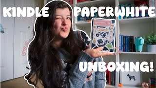 kindle paperwhite signature unboxing decorating amp setup [upl. by Thilde142]