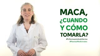 Maca cuándo y cómo debemos tomarla Tu Farmacéutico Informa  PlantasMedicinales [upl. by Desdamonna]