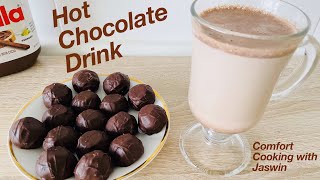 Hot Chocolate Drink  2 Ingredients Best Homemade Beverage Recipe  Winter Special Shorts CCwJ [upl. by Alraep498]