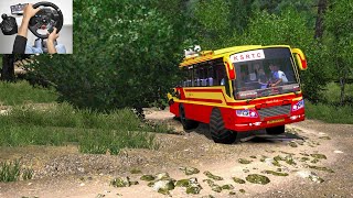 KSRTC Monster OffRoad Bus Driving  KSRTC Super fast bus  Euro truck simulator 2 bus mod [upl. by Cann]