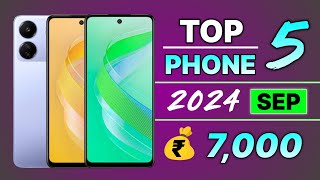 Top 5 Best Smartphone Under 7000 In 2024  Top 5 Best Phone Under 7000 In September 2024 [upl. by Bay169]