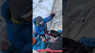 spaghetti when climbing Torres del paine in patagonia [upl. by Gabrila]