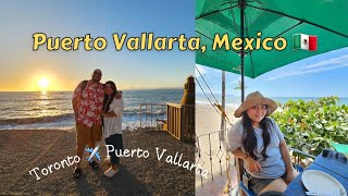 Travel Vlog Puerto Vallarta Mexico day 1  Budget travel [upl. by Euqitsym]