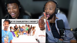 20 WOMEN VS 2 COMEDIANS  CHARLESTON WHITE amp LIL WOODY  POPS REACTION [upl. by Annekim596]