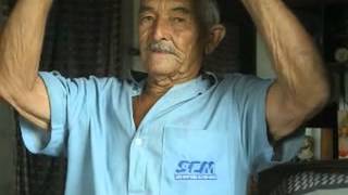 Sr Capucho Rezador 78 anos Sertão da Bahia início de 2012 [upl. by Eeslek]