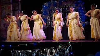 South Indian Dance performance by Class 12 students [upl. by Ardnuaed]