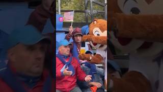 Mascot Teaches a Lesson to Rude Fan with a Beer Splash shorts [upl. by Nyrat]