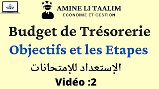 Budget de Trésorerie  Objectifs et les Etapes gestion des taches [upl. by Yzeerb]