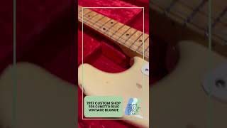 New arrival Fender Custom Shop 50s Cunetto Relic Stratocaster 1997 Vintage Blonde [upl. by Ecirted]