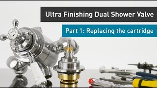 Ultra Finishing 34quot Dual Control Valve Part 1 Replacing the cartridge [upl. by Joanne9]