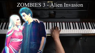 Disneys ZOMBIES 3  Alien Invasion  Piano Tutorial [upl. by Gnod996]