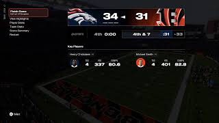 SGA Wk17 Broncos  Bengals [upl. by Urbano]