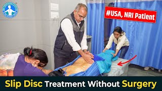 USA NRI Patient  Slip Disc and Back Pain Treatment By Dr Yogesh Sharma Sikar Raj 919414038357 [upl. by Chace]