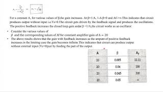 Module 2  part3Miller output capacitance high frequency response  Basic theory of oscillator [upl. by Hilton993]