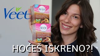 HOĆEŠ ISKRENO  VEET šećerna pasta i depilacija kod kuće [upl. by Idyh]