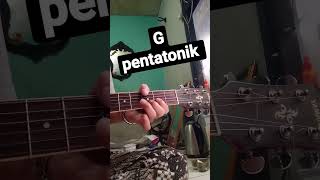 G pentatonik guitarlesson short [upl. by Rovner294]