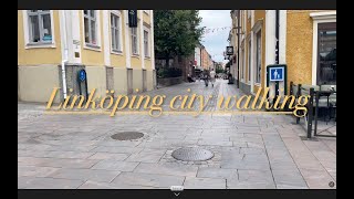 City walking Linköping in July 2023 [upl. by Sadinoel704]