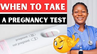 When Should I Take A Pregnancy Test [upl. by Esital41]