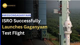 ISROs Gaganyaan Mission Takes a Giant Leap Forward with Successful Test Flight [upl. by Sprung]