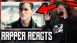 RAPPER REACTS to Eminem  Not Afraid Official Music Video [upl. by Iliak]