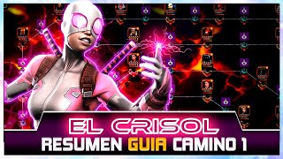 GUIA EL CRISOL CAMINO 1  TIPS y Campeones RECOMENDADOS  marvel batalla mcoc [upl. by Ilrak]