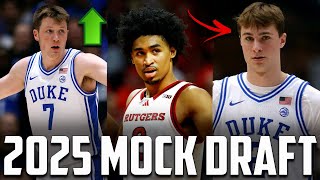 OFFICIAL 2025 NBA Mock Draft Season Opener Edition [upl. by Sergu]