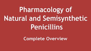 Pharmacology of Natural and Semisynthetic Penicillins Complete Overview ENGLISH  Dr Shikha [upl. by Nyad945]