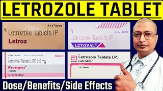 Letroz 25 MG Tablet Uses In Hindi  Letoval 25 MG Tablet Uses For Pregnancy In Hindi  Letrozole 5 [upl. by Alusru]