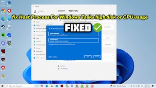 FIXED Host Process For Windows Tasks high disk or CPU usage [upl. by Cloris267]