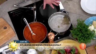 Stjärnkocken lagar god fredagsmiddag för diabetiker  Nyhetsmorgon TV4 [upl. by Tur627]