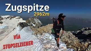 Zugspitze Stopselzieher  SCHNELLSTE Tour auf den Gipfel [upl. by Airrat]