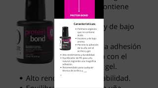 Todo sobre Protein Bond de Organic Nail ProteinBond UñasFuertesYAtractivas OrganicNails [upl. by Elleahcim654]