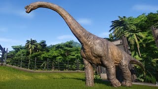 Jurassic World Evolution  Brachiosaurus Gameplay PS4 HD 1080p60FPS [upl. by Lebatsirhc]