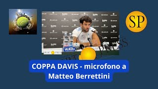 Microfono a Matteo Berrettini [upl. by Howard]