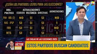 1 LAS SIGLAS DE LAS ELECCIONES 2025 [upl. by Cutcliffe642]