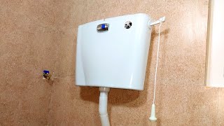 HOW TO SETUP TOILET FLUSH TANK [upl. by Anwat954]