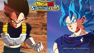 Dragon Ball Sparking Zero  Exclusive Gameplay SSB Goku vs SSB Vegeta [upl. by Hare]