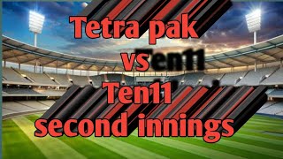 Tetra pak vs Ten 11 second innings thrilling batting by Usman [upl. by Cressi]