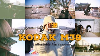 KODAK M38 film camera for beginners with sample photos how to load film 🇰🇷 KOREA VLOG [upl. by Atilrahc]